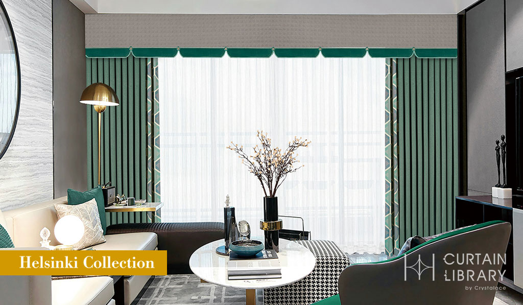 Curtain Library Helsinki Collection Phantom Space Dimout Curtains