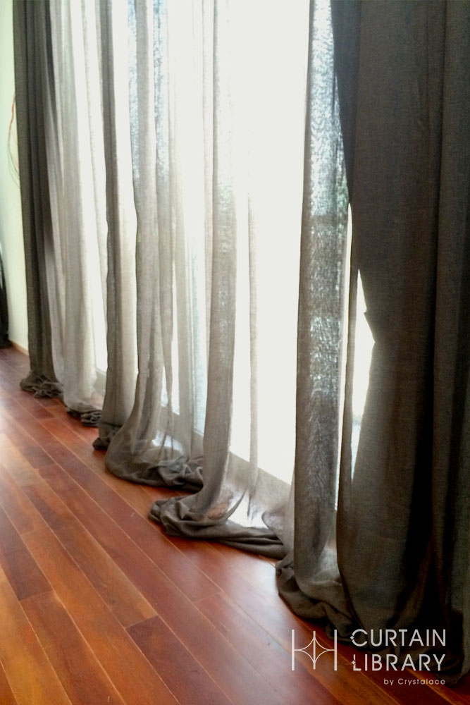 Curtain Library Puddle Curtains for Desa Park City