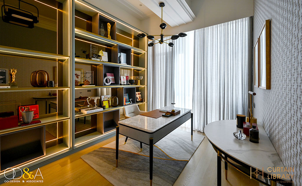 Curtain Library Dato' Jimmy Choo's New Home Office