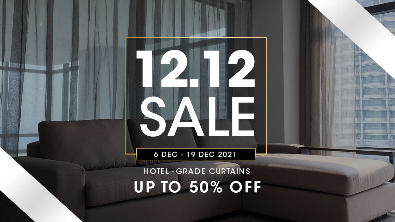 Curtain Library 12.12 Special PROMO with 50 Percent Off Helsinki Collection Curtains