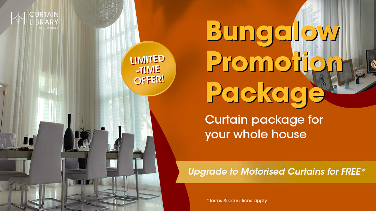 Curtain Library Special Curtain Promo Package for Bungalows