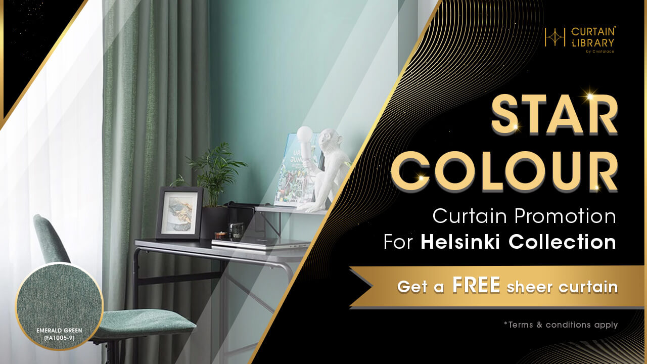 Curtain Library's Star Colour Promotion from Helsinki Collection